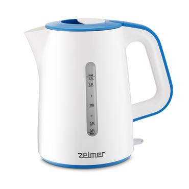Zelmer ZCK7620B elkedel 1,7 L 2200 W Blå, Hvid