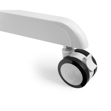 VivoLink Mobile stand - vogn med hjul - Anti-Theft - for LCD-tv/kurvet LCD-tv - hvid