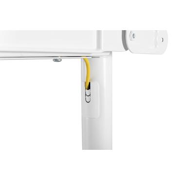 VivoLink Mobile stand - vogn med hjul - Anti-Theft - for LCD-tv/kurvet LCD-tv - hvid