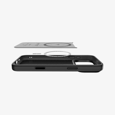 Spigen Enzo Aramid T (MagFit) mobiltelefon etui 16 cm (6.3") Cover Sort