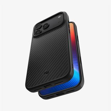 Spigen Enzo Aramid T (MagFit) mobiltelefon etui 16 cm (6.3") Cover Sort