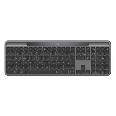 Logitech Signature Slim Solar+ K980 tastatur Universel RF trådløs + Bluetooth QWERTZ Tysk Grafit