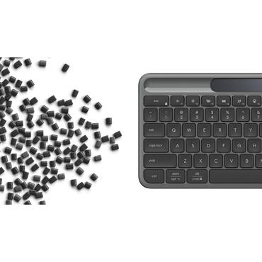 Logitech Signature Slim Solar+ K980 tastatur Universel RF trådløs + Bluetooth QWERTZ Tysk Grafit