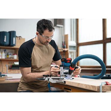 Akku-Kantenfräse GKF 18V-8 Professional solo, 18Volt (blau/schwarz, ohne Akku und Ladegerät, in L-BOXX)