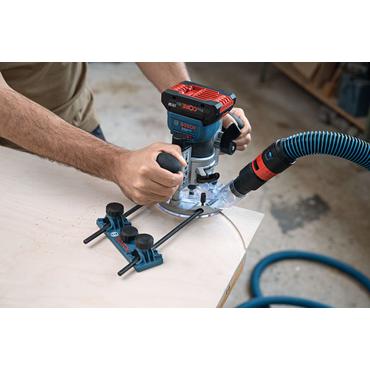 Akku-Kantenfräse GKF 18V-8 Professional solo, 18Volt (blau/schwarz, ohne Akku und Ladegerät, in L-BOXX)