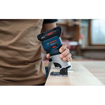 Akku-Kantenfräse GKF 18V-8 Professional solo, 18Volt (blau/schwarz, ohne Akku und Ladegerät, in L-BOXX)