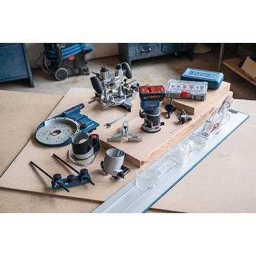 Akku-Kantenfräse GKF 18V-8 Professional solo, 18Volt (blau/schwarz, ohne Akku und Ladegerät, in L-BOXX)