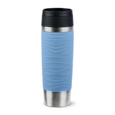 EMSA Travel Mug Waves Grande 500 ml Blå, Rustfrit stål