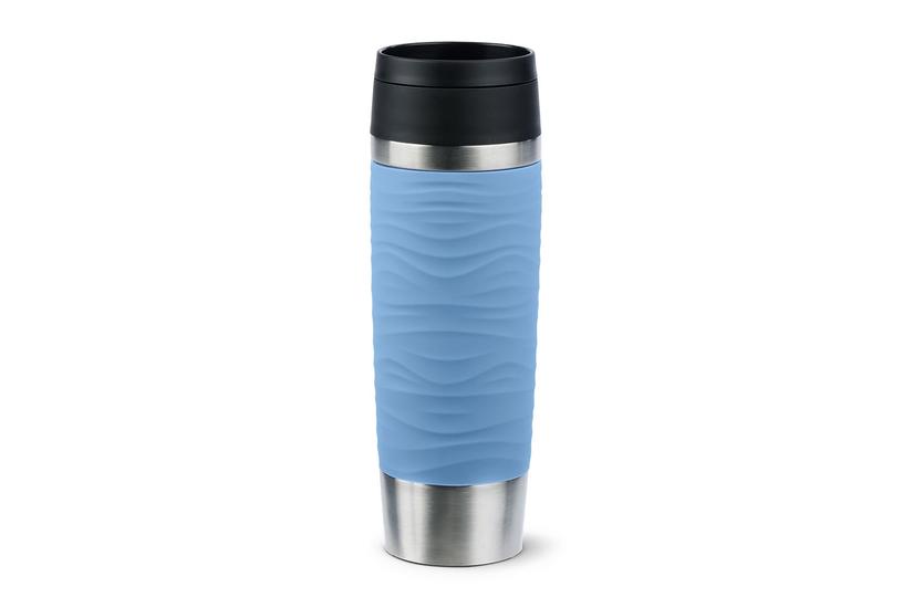 EMSA Travel Mug Waves Grande 500 ml Blå, Rustfrit stål