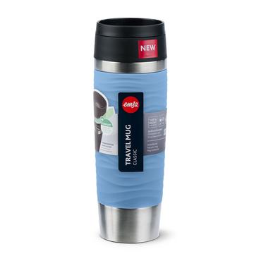 EMSA Travel Mug Waves Grande 500 ml Blå, Rustfrit stål