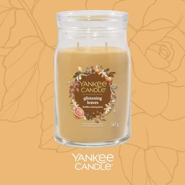 Yankee Candle 2653162E vokslys Rund Citrus Transparent, Gul 1 stk