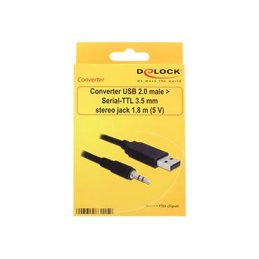 DeLock Converter USB 2.0 > Serial-TTL 3.5 mm stereo jack (5 V)