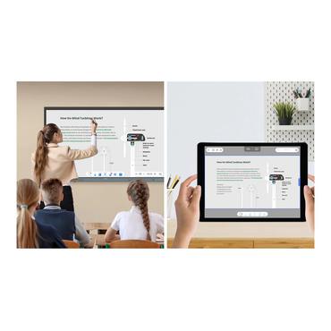 BenQ Board Essential RE8604 RE04 Series - 86" LED-bagbelyst LCD paneldisplay - 4K - for undervisning