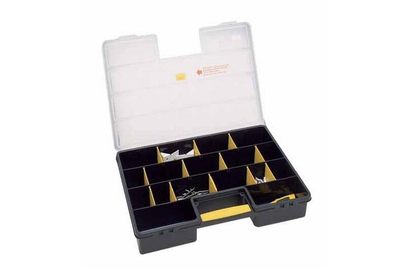 Stanley 1-92-762 v&aelig;rkt&oslash;jskasse og kasse Sort, Transparent