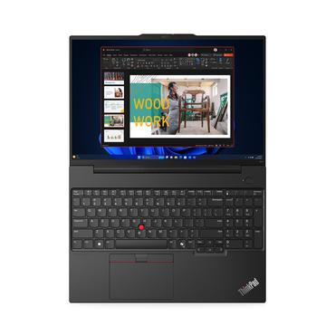 Lenovo ThinkPad E16 Gen 2 21MA Bärbar dator - Intel Core Ultra 5 (Series 1) 125U / 1.3 GHz - 16 GB DDR5 - 512 GB SSD M.2 2242 PCIe 4.0 x4 - TCG Opal Encryption 2, NVM Express (NVMe) - Intel Graphics upp till - 16" IPS