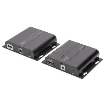 DIGITUS Professional DS-55122 4K HDMI Extender via CAT / IP (Set) - video/ljud/infrar&ouml;d f&ouml;rl&auml;ngare - HDMI