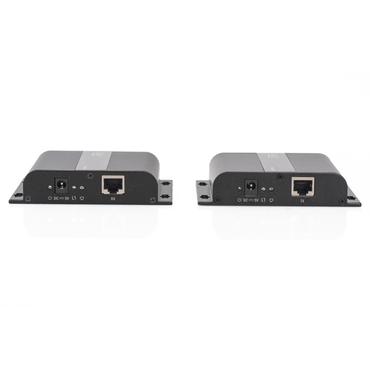 DIGITUS Professional DS-55122 4K HDMI Extender via CAT / IP (Set) - video/ljud/infrar&ouml;d f&ouml;rl&auml;ngare - HDMI