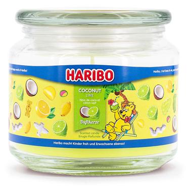 Balthasar Haribo Coconut Lime vokslys Rund Flerfarvet 1 stk