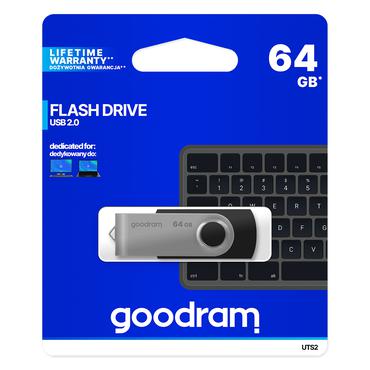 Goodram UTS2 USB-nøgle 64 GB USB Type-A 2.0 Sort
