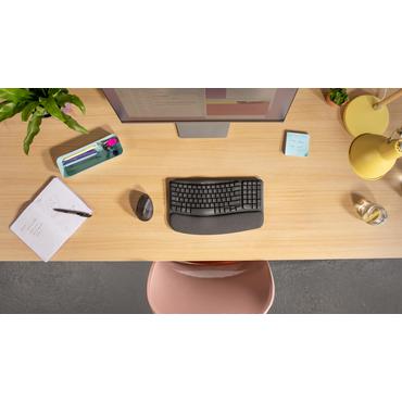 Logitech Lift Vertical Ergonomic Mouse - vertikal mus - Bluetooth, 2.4 GHz - grafit