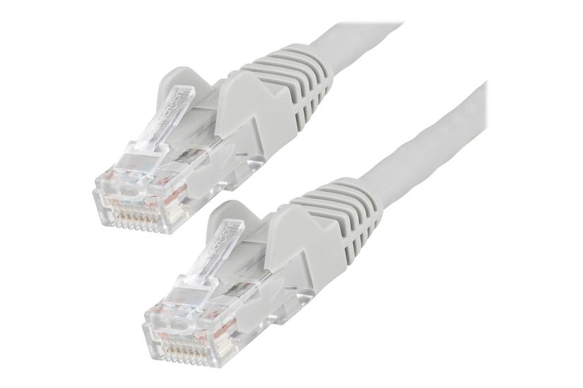 StarTech.com 3m LSZH CAT6 Ethernet Cable, 10 Gigabit Snagless RJ45 100W PoE Network Patch Cord with Strain Relief, CAT 6 10GbE UTP, Grey, Individually Tested/ETL, Low Smoke Zero Halogen - Category 6 - 24AWG (N6LPATCH3MGR) - patchkabel - 3 m - grå