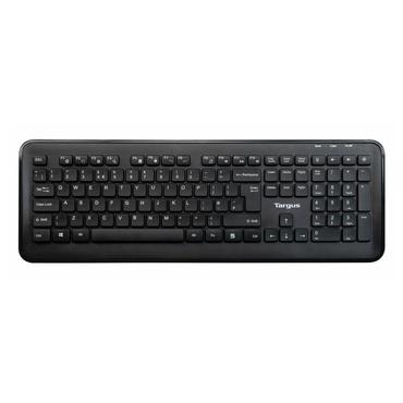 Targus - sæt med mus og tastatur - combo full size - QWERTY - UK - sort Indgangsudstyr