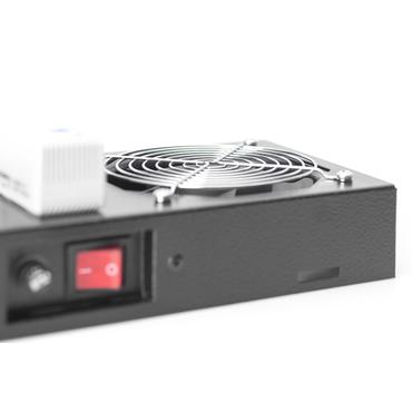 DIGITUS Professional Line DN-19 FAN-2-WM-T-SW - fl&auml;ktbricka f&ouml;r stativ