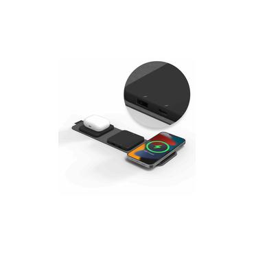mophie 401309741 oplader til mobil enhed Headset, Mobiltelefon Grafit Vekselstrøm Trådløs opladning Indendørs