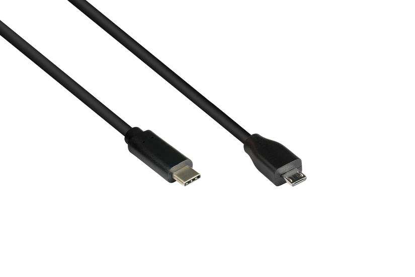 Good Connections USB-kabel - 3 m - USB Type-C - USB Micro-B - USB 2.0 - 480 Mbit/s