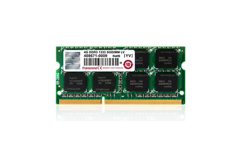 Transcend - 4GB - DDR3 RAM - 1333MHz - SO DIMM 204-PIN - Ikke-ECC - CL9