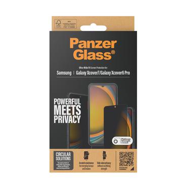PanzerGlass - sk&auml;rmskydd f&ouml;r mobiltelefon - ultrabred passning