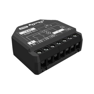Shelly 2PM Gen3 Intelligent kontakt 2P Sort