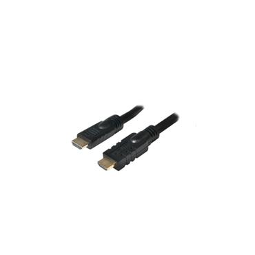 LogiLink CHA0025 HDMI-kabel 25 m HDMI Type A (Standard) Sort