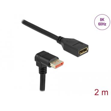 Delock - DisplayPort forl&aelig;ngerkabel - DisplayPort til DisplayPort - 2 m