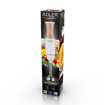 Adler AD 4616 blender 0 L Nedsænkning blender 500 W Rustfrit stål, Hvid