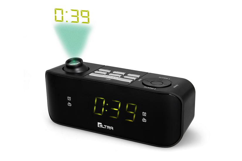 %ELTRA clockradio Kasia  black projektor