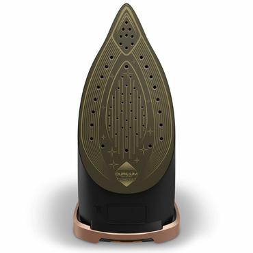 Tefal Ultimate Power Pro FV9E50 T&oslash;r & dampstrygejern Durilium AirGlide Autoclean soleplate 3200 W Sort, Kobberfarve