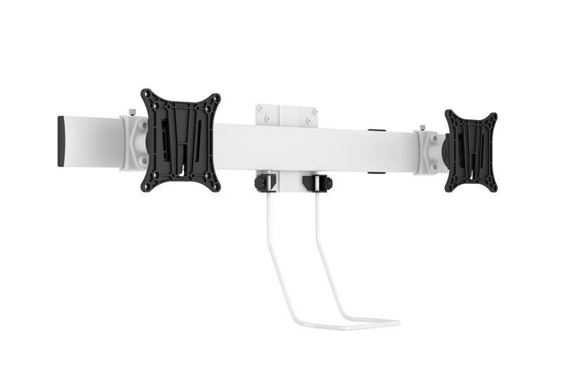 Multibrackets M Duo Crossbar monteringskomponent - för 2 LCD-bildskärmar - vit