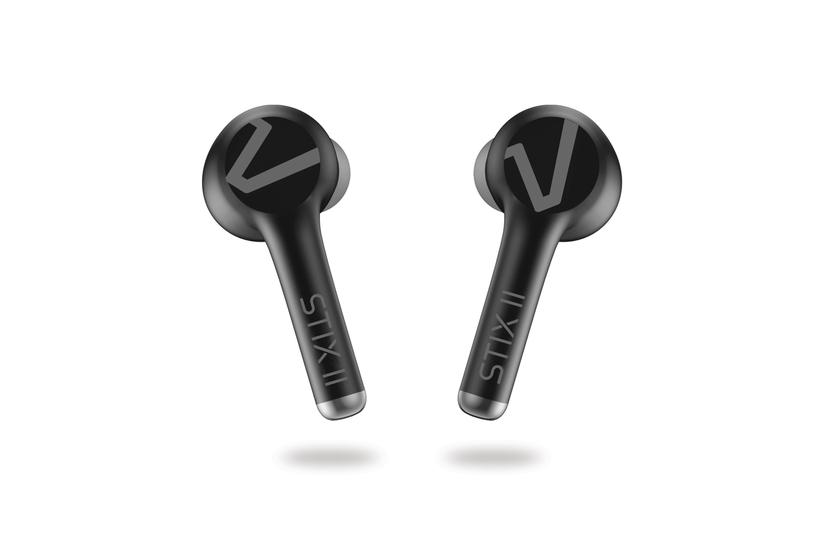 Veho STIX II True Wireless Headset Trådløs I ørerne Opkald/musik Bluetooth Sort, Kulfiber