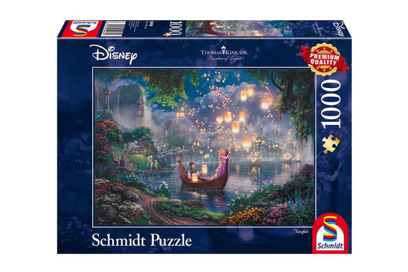 Schmidt Spiele Rapunzel Puslespil 1000 stk Tegnefilm