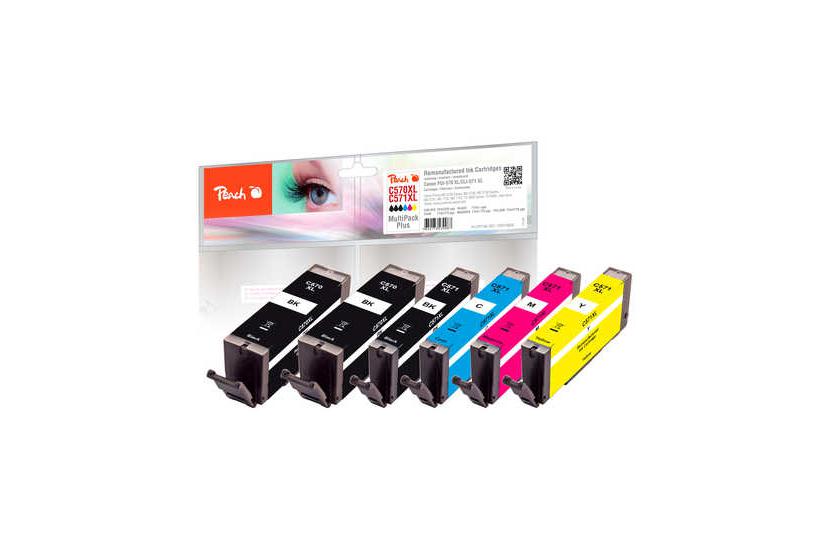 Peach Patrone Canon PGI-570XL/ CLI-571XL MultiPack Plus remanufactured