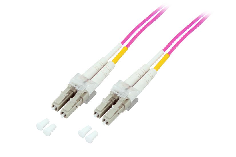 Alcasa LC/LC, 20m InfiniBand og fiberoptisk kabel Violet