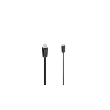 Hama 00200608 USB-kabel USB 2.0 1,5 m Micro-USB A USB A Sort