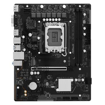 ASRock Moderkort - Intel H610 - LGA 1700 - micro ATX - DDR5 - 10, 100, 1000