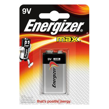 Energizer Max batteri x 9V - Alkalisk