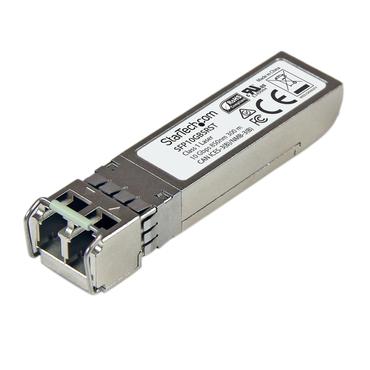 StarTech.com MSA Uncoded Compatible SFP+ Module, 10GBASE-SR, 10GbE Multi Mode (MMF) Fiber Optic Transceiver, 10GE Gigabit Ethernet SFP+, LC Connector, 300m, 850nm, DDM, Mini GBIC Module