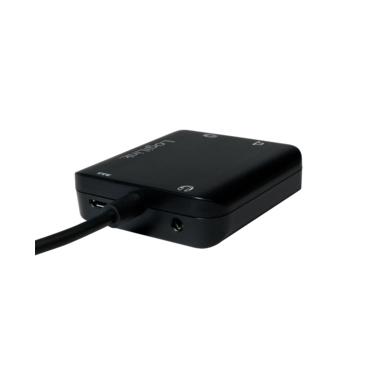 LogiLink CV0106 videokabel adapter 1,42 m Sort