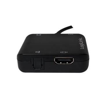 LogiLink CV0106 videokabel adapter 1,42 m Sort