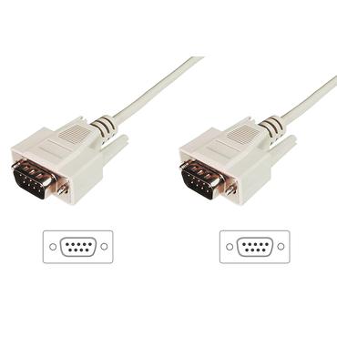 Digitus AK-610107-030-E serielkabel Beige 3 m D-Sub (DB-25)