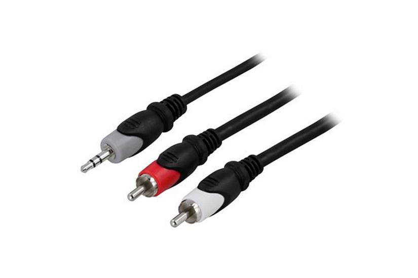 DELTACO ljudkabel - 5 m